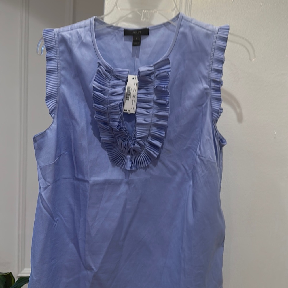 Womens JCrew new ruffle shirt